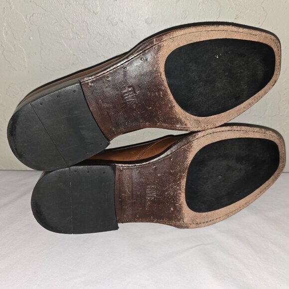 FRYE Weston 85042 Brown Leather Lace Up Chukka Ankle Dress Boots Men's US 11 D - Picture 8 of 9